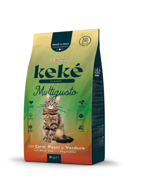KEKÈ CLASSIC MULTIGUSTO 15KG | Cibo Umido per Gatti Adulti